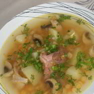 Рецепт Горохового супа с грибами