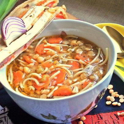 Гороховый суп с итальянским акцентом