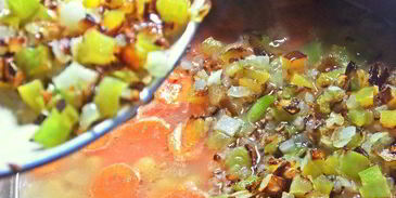 гороховый суп с итальянским акцентом