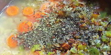 гороховый суп с итальянским акцентом