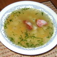 Рецепт Горохового супа с копчеными ребрышками в мультиварке