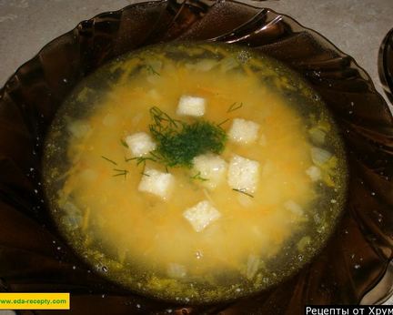 Гороховый суп с копчеными ребрышками