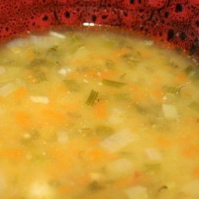 Гороховый суп с куриной грудкой
