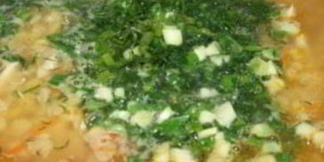 гороховый суп с куриной грудкой