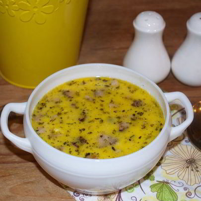 Гороховый суп с сыром