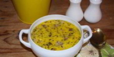 гороховый суп с сыром