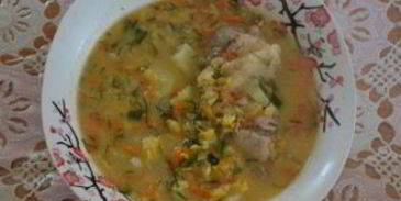 гороховый суп со свининой в мультиварке