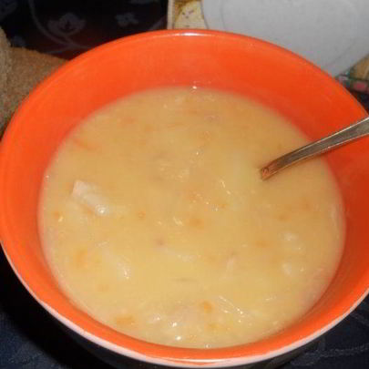 Гороховый суп со свиными ребрышками