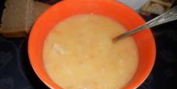 гороховый суп со свиными ребрышками