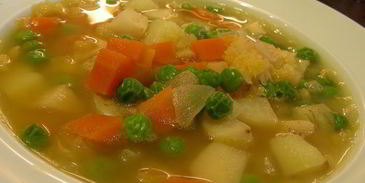 постный гороховый суп с сельдереем