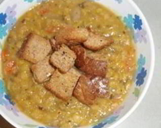 Постный гороховый суп