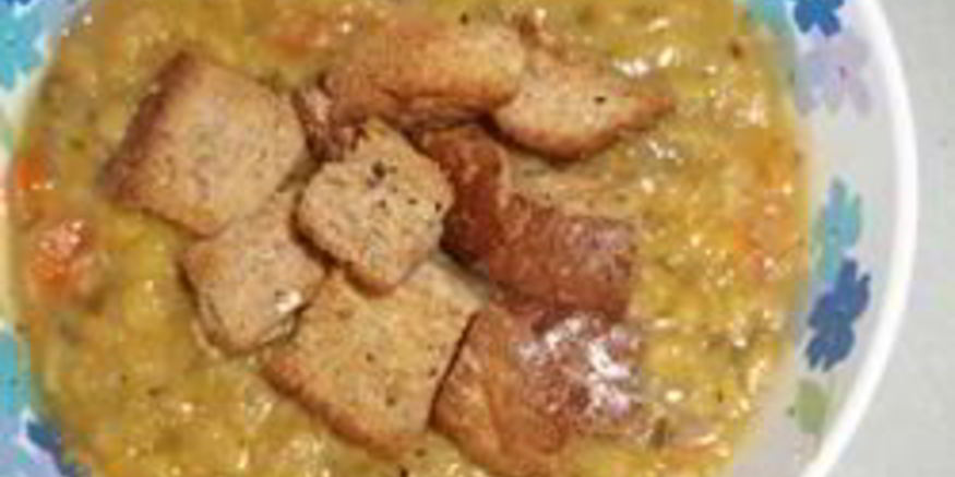 Рецепт постного горохового супа