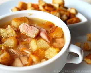 Суп гороховый с копченостями в мультиварке