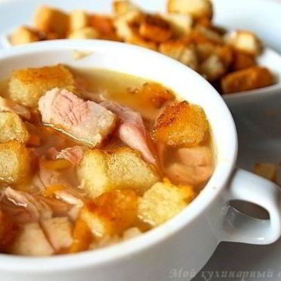 Суп гороховый с копченостями в мультиварке