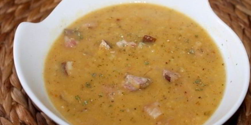 Рецепт супа горохового с копченостями