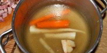 суп гороховый с копченостями