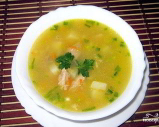 Суп гороховый с курицей