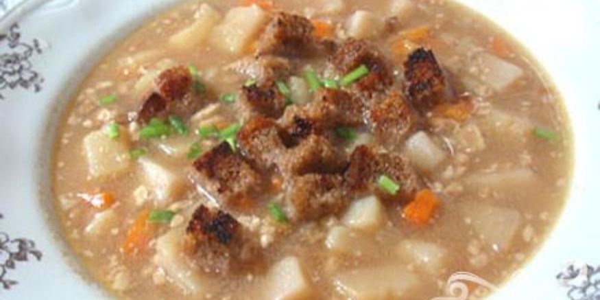 Рецепт супа горохового с орехами