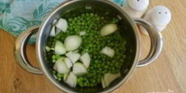суп из зеленого гороха