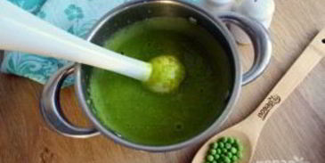 суп из зеленого гороха