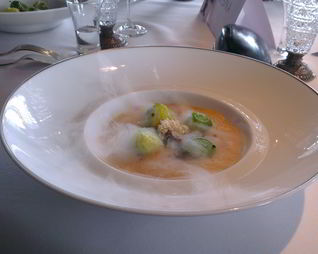 Апельсиново-морковный холодный суп