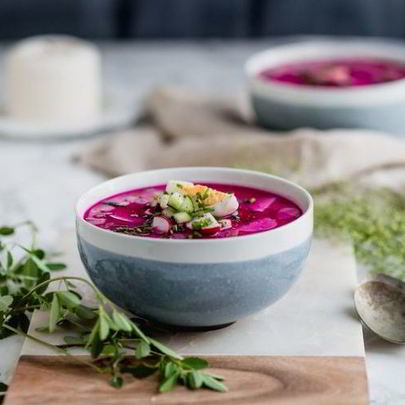 Холодник из свеклы на воде