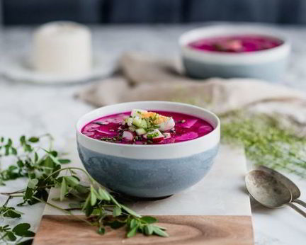 Холодник из свеклы на воде