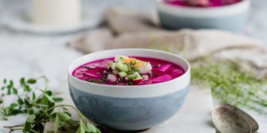 Рецепт холодника из свеклы на воде