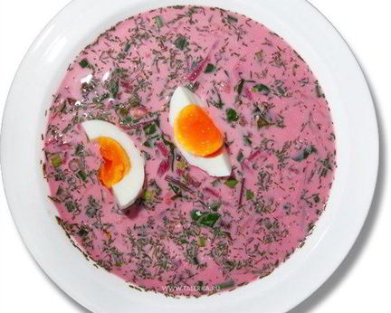 Холодник на свекольном квасе