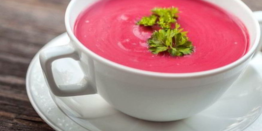 Рецепт холодного крема-супа из свеклы