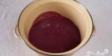 холодный суп из черники