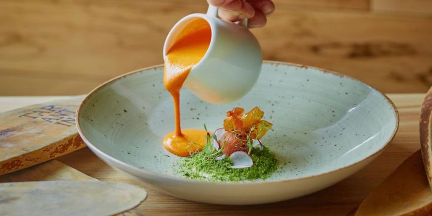 Рецепт холодного супа из печеных перцев