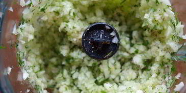 холодный суп-пюре из кольраби