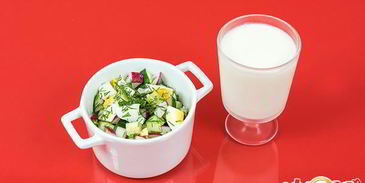 холодный суп редиска