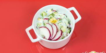 холодный суп редиска