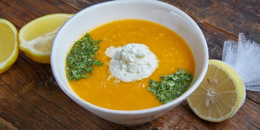 Рецепт холодного супа с нутом и тахини