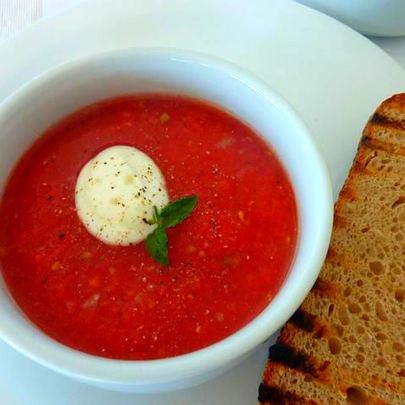 Холодный томатный суп