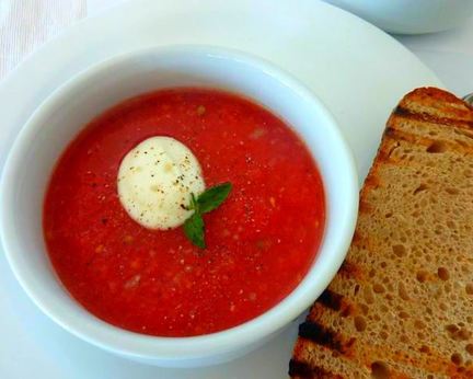 Холодный томатный суп