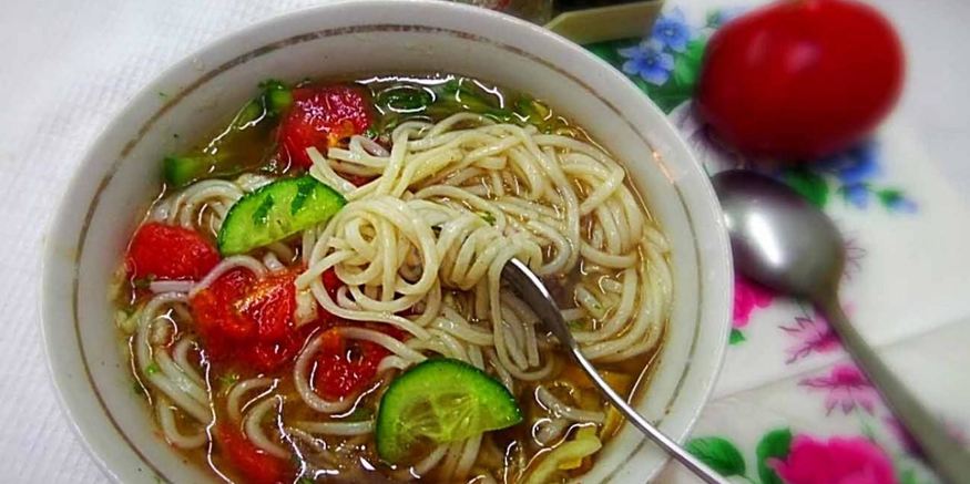 Рецепт кукси с говядиной по-корейски