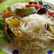 Рецепт Лапши кукси с запеченными овощами