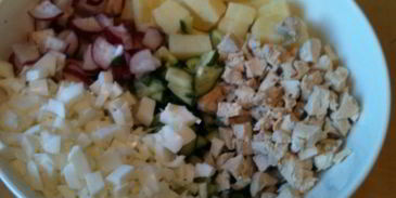 окрошка — летний холодный суп