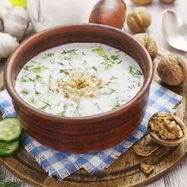 Рецепт Овощного болгарского супа таратор