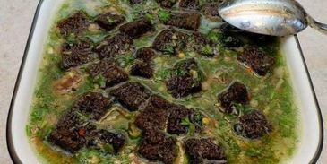 суп горячий холодец