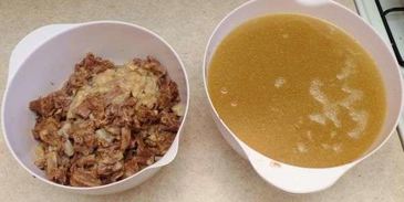 суп горячий холодец