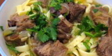 лагман из говядины по-узбекски