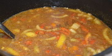 лагман из говядины в мультиварке