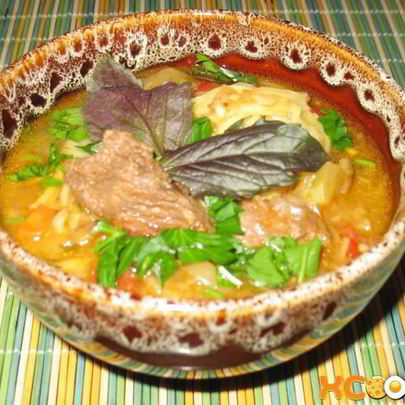 Лагман из говядины