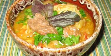 лагман из говядины