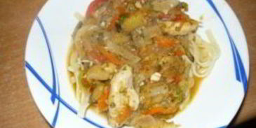 лагман из курицы