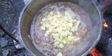 лагман из тушенки